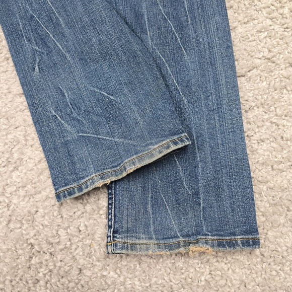 Cult of Individuality Jeans Mens 34x34 Blue Rebel Slim Medium Wash Button Fly - Picture 9 of 15